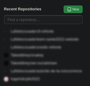 Github create repo