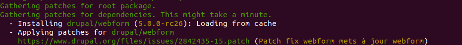 Appliquer patch